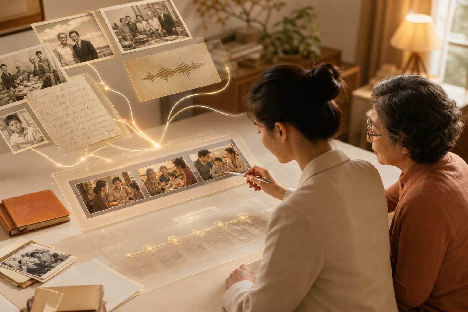 生成回忆影像故事